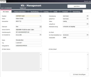 Kfz Management Software; Digitale Akten